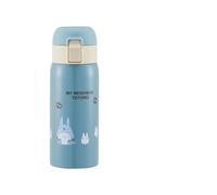 My Neighbor Totoro Bottiglia D'acqua One Push Mat Blue 350ml Semic