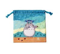 My Neighbor Totoro Laundry Storage Bag Totoro under the rain 20 x 19 cm