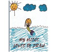 My niece loves to draw; Alternative gift for your niece; Large simple dot grid notebook For Girls, 120 Pages, 8.5" x 11", For Drawing, Sketching & Coloring