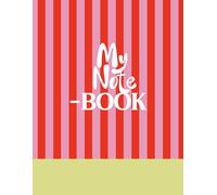 My Notebook: 8.5" x 11" Wide Ruled Journal | Colorful Checkered Cover for Deep Work, School Notes, or Daily Planning | 120 Pages