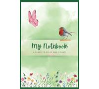 My Notebook | A Space to Solve and Count | Gridline Notebook: A beautifully designed notebook for kids and teens to practice math, solve problems, and organize their ideas.