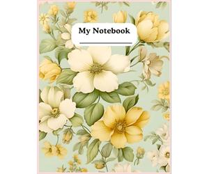 My Notebook Large Spiral Notebooks 8.5 "x 11" Lined College Ruled Journals for Work, School, Good for Students and Office, 200 Pages/100 Sheets with 100 GSM Lined Paper