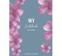 MY NOTEBOOK: Lined Journal with 110 Pages, 8.5 x 11 inches, Perfect for Writing, Sketching, and Organizing