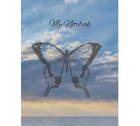 My Notebook: Size 8.5 x 11 - 150 lined pages - To write thoughts, feelings, daily notes, course work, create etc.