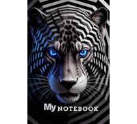 My Notebook: Tiger Grid Notebook | 110 Pages | 15 x 22 cm