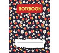 My Notebook: Vintage Retro Floral Design | 8.5 x 11 Inch |101 Pages | Lined Journal with “Belongs To” Page | Fun & Bold Journal for Notes, School or Gifts