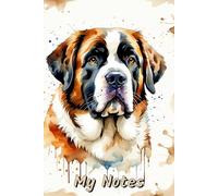 My Notes: Lined Notebook for Lists, Journaling, and Planning - Saint Bernard Dog