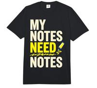 My Notes Need Notes Student Humor Funny Saying Quote Comfort Colors Adult Heavyweight T-Shirt