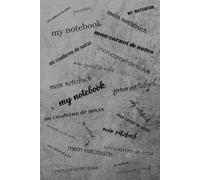 My notes notebook - Lined notebook: 120 pages notebook for notes, writing, school, work & ideas | Quaderno a righe per appunti, pensieri e uso quotidiano