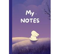 'My Notes' Purple Aesthetic Notebook - Cute Minimalist Journal | 170 Pages: Excellent for school, journaling, planning, and everyday writing - perfect for girls, students, and stationery lovers