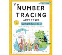 My Number Tracing Adventure: Learn to Write Numbers 0 to 50