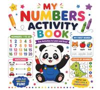 My Numbers Activity Book: Tracing, Matching, Animal Words, Coloring & Fun Learning Activities for Preschool and Kindergarten
