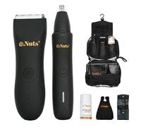 My Nuts Ultimate Men's Grooming Kit - Rasoio pubico compatto e potente per uomini, rasoio a palline, rasoio per palline, body Groomer per uomini, trimmer per peli del corpo per uomini, ideale per