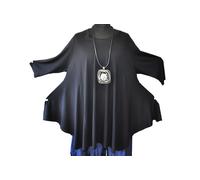 My Obsession Look a Strati Ala-Tunica-Camicia Jersey Nero Gr.5 58 60 6XL-7XL