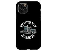 My Office Has 18 Wheels Trucker Semi Truck Driver Custodia per iPhone 11 Pro