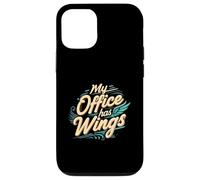 My Office Has Wings Remote Work Travel Freedom Custodia per iPhone 12/12 Pro