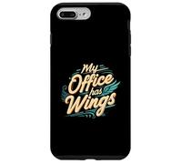 My Office Has Wings Remote Work Travel Freedom Custodia per iPhone 7 Plus/8 Plus