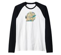 My Office Has Wings Remote Work Travel Freedom Maglia con Maniche Raglan