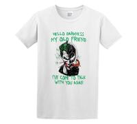 My Old Friend Casual Round Neck T Shirt White L