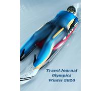 My Olympics Travel Journal Winter 2026: Luge Souvenir Cover