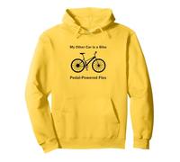 My Other Car Is a Bike Funny Eco Cycling Humor Biking Biker Felpa con Cappuccio