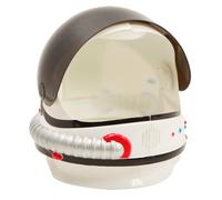 My Other Me - Accessorio Casco unisex adulto Astronauta bianco e nero con visiera, tubo flessibile e dettagli decorativi misure 50-60 cm. Perfetto per completare il tuo look galattico