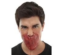 My Other Me - Applicazione unisex adulto beige bocca chiusa. Dona una finitura spaventosa per un trucco spaventoso realistico