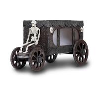 My Other Me - Carro funebre bianco nero con luce e suono 18 x 31 x 18 cm