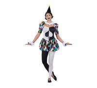 My Other me Costume Per Adulti My Other Me Arlecchino 6 Pezzi Donna Taglia:m S_0