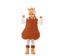 My Other Me - Costume da Alpaca per bambini unisex con vestito, cappello e coprigambe in marrone taglia 3-4 anni Immergiti nel mondo degli animali più teneri.