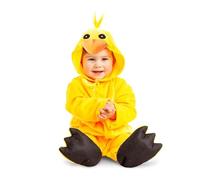 My Other Me - Costume da anatra unisex con tuta con cappuccio, scarpette, coda e soundbox in giallo taglia 7-12 mesi Adorabile per il tuo piccolo protagonista.