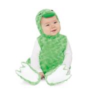 My Other Me - Costume da anatra unisex con vestito, berretto, coda e coprigambe in verde taglia 12-24 mesi Il tuo piccolo sarà l'anatroccolo più affascinante del posto.