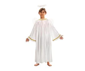 My Other Me - Costume da angelo per bambini unisex con tunica bianca con ali taglia 5-6 anni Lasciati indossare dalla magia celeste ad ogni passo.
