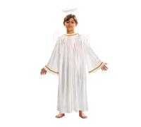 My Other Me - Costume da angelo per bambini unisex con tunica bianca con ali taglia 7-9 anni Lasciati indossare dalla magia celeste ad ogni passo.