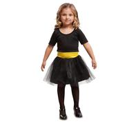 My Other Me - Costume da bambina di eroina nero con top con tutù taglia 3-6 anni. Uno stile affascinante per vivere avventure piene di fantasia