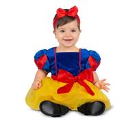 My Other Me - Costume da bambino Biancaneve vestito giallo e blu con fascia e fiocco, ideale per bambina taglia 7-12 mesi. Perfetto per una festa da favola