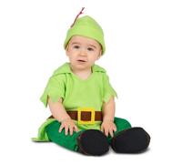 My Other Me - Costume da bambino Peter Pan con cappello, tuta e scarpine in verde taglia 24-36 mesi. La fantasia di Mai nelle tue braccia