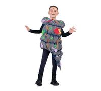 My Other Me - Costume da bambino Tornado grigio con vestito e accessori, adatto per taglie dai 5 ai 9 anni, taglia unica. Provoca un vortice di divertimento ad ogni festa
