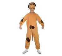 My Other Me - Costume da cane unisex in arancione con tutina con cappello taglia 1-2 anni. Perfetto per un pomeriggio di gioco divertente e pieno di avventura