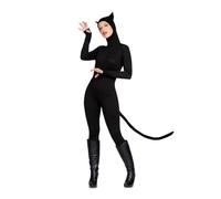 My Other Me - Costume da donna adulto di gatto nero con carnefici e scimmia con coda taglia XS Risveglia il tuo lato felino e provoca sensazione a qualsiasi festa.