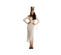 My Other Me - Costume da donna adulto Faraona in bianco con abito e cappello taglia ML. Porta un tocco di mistero ad ogni evento