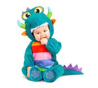 My Other Me - Costume da drago unisex con cappello, body e coda in colore verde, taglia 0-6 mesi. Perfetto per vivere avventure magiche dalla culla