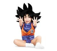 My Other Me - Costume da Goku da bambino con tuta in blu e arancione, taglia 6 mesi. Entra nel mondo degli anime con stile.
