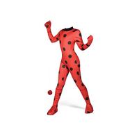 My Other Me Costume da ladybug, taglia 4 - 5 anni, da ragazza, costume di alta qualità con accessori inclusi