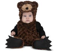 My Other Me - Costume da orso con cappello, vestito e scarpette marrone per neonato, unisex, taglia 12-24 mesi. Trasporta il tuo piccolo nella terra degli orsi incantati