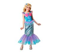 My Other Me - Costume da sirena per bambina con vestito e copricapo in blu e verde taglia 10-12 anni Lascia che il fascino dell'oceano ti accompagni nelle tue avventure subacquee.