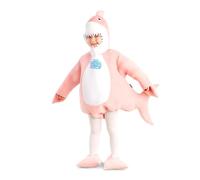 My Other Me - Costume da squalo unisex in rosa con body, cappello e scarpe taglia 12-24 mesi. Perfetto per una giornata di avventure marine
