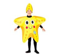 My Other Me - Costume da stella marina unisex per bambini giallo con cappello e vestito taglia 10-12 anni. Brilla nell'oceano del divertimento alla tua prossima festa