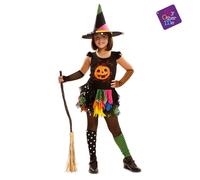 My Other Me Costume da Strega di Halloween con Cappello Vestito Streghetta