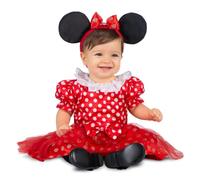 My Other Me - Costume da topolino per bambina in rosso con vestito e copricapo. Taglia 12-24 mesi. Perfetto per feste di racconti piene di magia